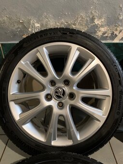 Alu kola Škoda R17 5X112 ZÁNOVNÍ LETNÍ PNEU 225/45 R17 ZENIT - 5