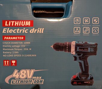 Aku vrtačky,bezuhlikový motor - 5