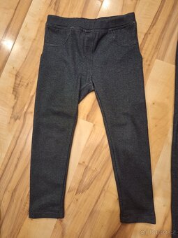 Zateplené kalhoty 98/104 - 5