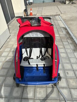 Vozík za kolo/kočárek pro 2 děti Thule Chariot - 5