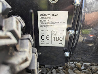 AGAMA 651Q dvoustupňová sněhová fréza 6,5HP - 5