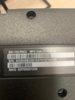 NOTEBOOK ACER ES1-732 ,N420 4GB 1TB WIN10 - 5