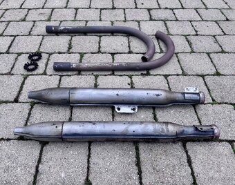 Jawa ČZ malá kývačka i půlbuben - výfuky - 5