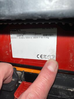 Hilti VC 40 L-X komplet s hadici a hubice s trubicemi - 5