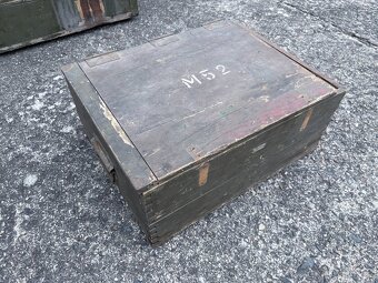Vojenské armádní dřevěné bedny - 5