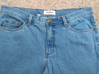 Nové pánské rifle John Baner -č. 52, rovný střih, orig. bal. - 5