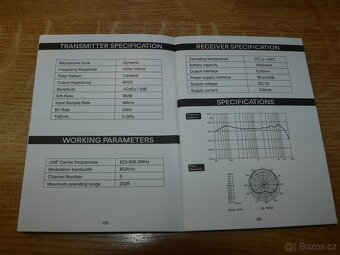 Bezdrátový mikrofon-Sudotack SWP-A10 - 5