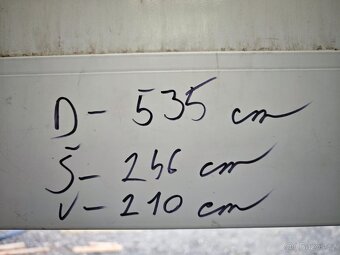 Skříňová nástavba - délka 535 cm - 5