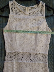 Bílé dlouhé šaty - 5