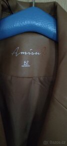 Kožený kabát vel-42,značka-Amísu,Nový 6 x foto - 5