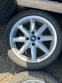 16" ALU kola FORD BORBET 4x108 obuté na 205/45 R16 letní - 5