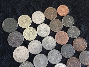 35 kusů heller a filler. mince Rakousko Uhersko, každá jiná - 5
