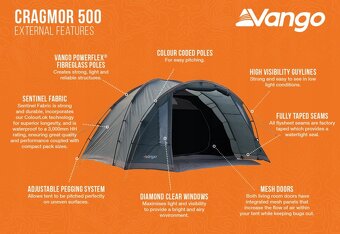 Stan VANGO CRAGMOR PRO 5 osob - 5
