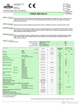 Asfaltový hydroizolační pás SBS tl. 4mm značky Axter - 5
