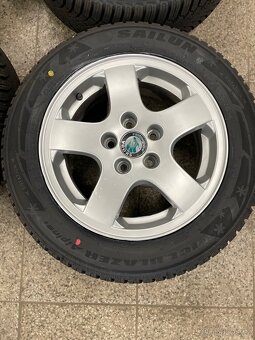 Sada Alu kola Škoda R14 Nové pneu - 5