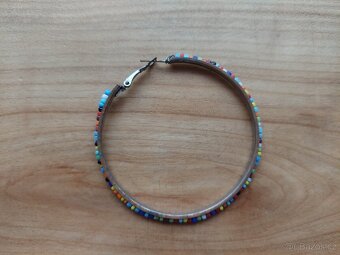 Barevná retro náušnice či náramek či bůhvíco - SLEVA - 5