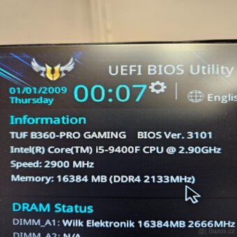 ASUS TUF B360-Pro Gaming - Intel B360, socket 1151 - 5