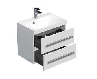 KOUPELNOVÁ SKŘÍŇKA S UMYVADLEM NATUREL SAT CUBE WAY 60X40 CM - 5