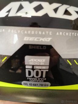 nová přilba AXXIS GECKO výklopná XXL - 5