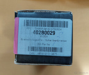 Brzdové destičky Ridex 402B0029 NOVÉ - 5