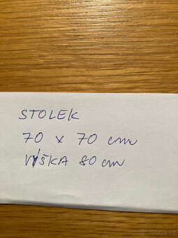 Prodám STOLEK s policemi - 5