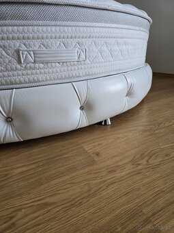 Luxusní kulatá postel – Ø 220 cm matrace | Elegantní design - 5