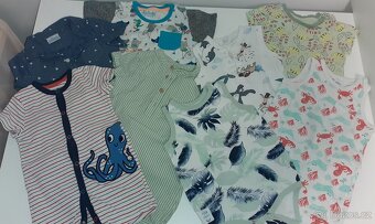 Set chlapeckého oblečení a botiček-vel. 74-86 /9-18 měs. - 5