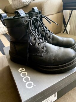 Kožené zimní boty Ecco - 5