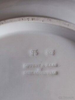 Velký porcelánový talíř Lippert & Haas, Schlaggenwald - 5