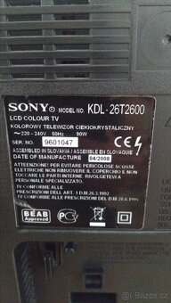 LCD TV Sony KDL-26T2600 26"-66cm - 5
