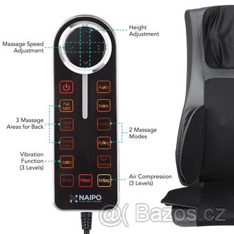 Naipo masážní křeslo shiatsu MGM 6071 - 5