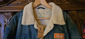 RALPH LAUREN RIFLOVÁ BUNDA S KOŽÍŠKEM - 5