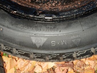 4xObutá zimní sada kol na RENAULT CLIO Rok 2007 185/60 R15 - 5