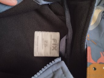 Softshellová bunda lindex fix zvířátka vel.122 - 5
