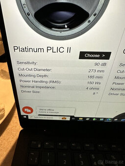 Dvojice stropních reproduktorů Monitor Audio Platinum PLIC I - 5