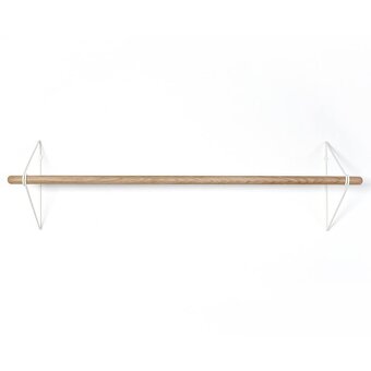 Vonbox minimalistický věsák - bílý/dub - 5