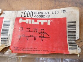 Hilti DX 350,dx 650.Prachové patrony a hřeby - 5
