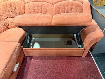 Rozkládací rohová sedačka s úl. prostorem - 5