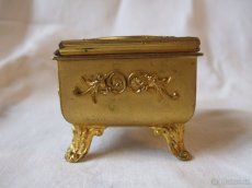 Krabička na nožkách na šperky šperkovnice 20.l 20.st - 5