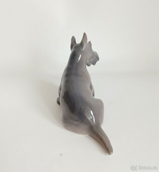 Porcelánová figurka psa - Královská Kodaň - 5