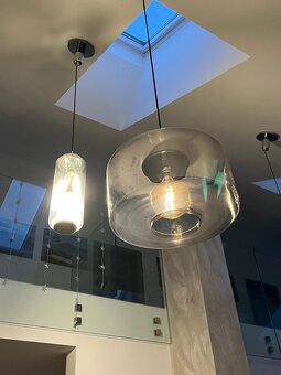 Lustry pokovené sklo Luxus - 5