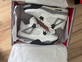 🟢 Na prodej: Air Jordan 4 Retro White Cement (GS) 🟢 📦 - 5