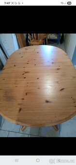 Velky masiv rozkládací Stůl - 5