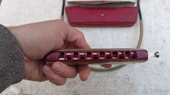 Harmonika Chrometta 12 + Ladička - 5