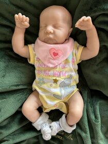 Realistická panenka-miminka,podobná reborn. - 5