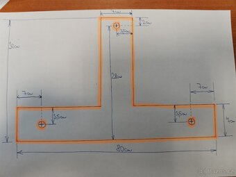 Nová kvalitní parkovací zábrana + 3 klíče - 5
