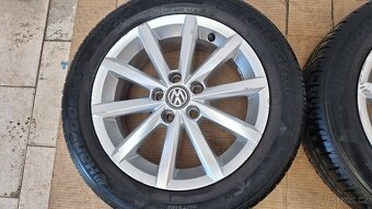 Alu kola VW 15" 5x100 letní pneu 185/60 R15 5+mm Polo - 5
