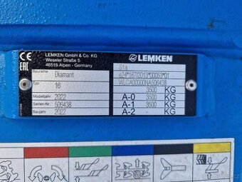 Pluh LEMKEN DIAMANT 16 - 5