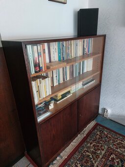 Kvalitní retro nábytek dýha 60. léta (sada 5 kusů) - 5