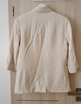 Lněný letní kostým dámský vel. M - 5